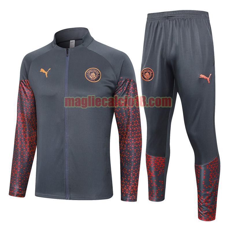 tute calcio manchester city 2023-2024 grigio scuro20231201 a poco prezzo