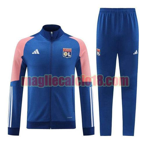 tute calcio olympique lione 2024 blu