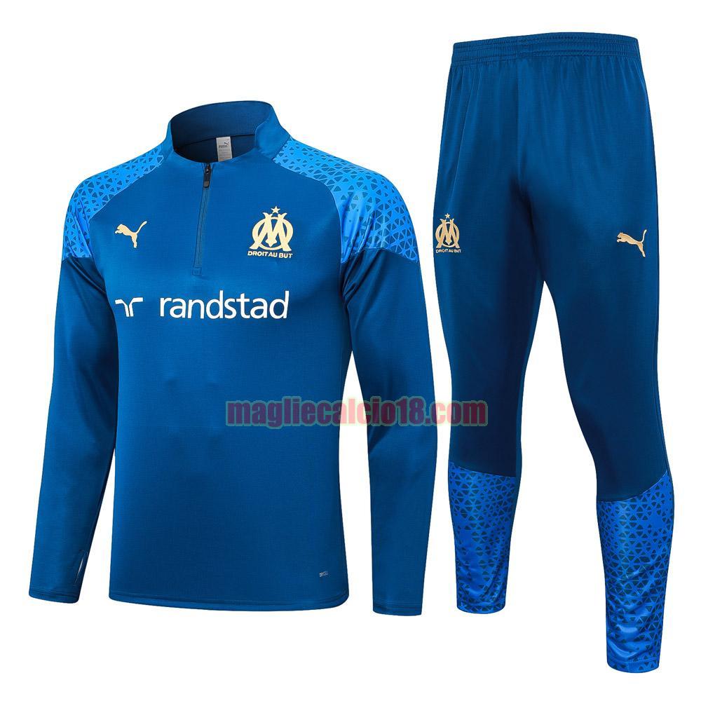 tute calcio olympique marsiglia 2023-2024 blu20231162 a poco prezzo