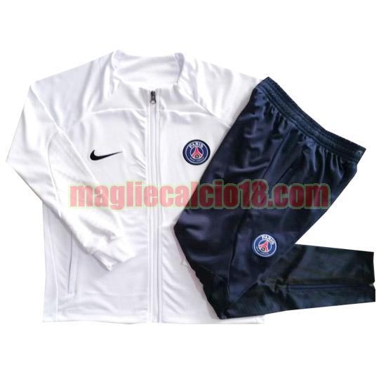 tute calcio paris saint germain 2023-2024 bambino bianco20231096 a poco prezzo