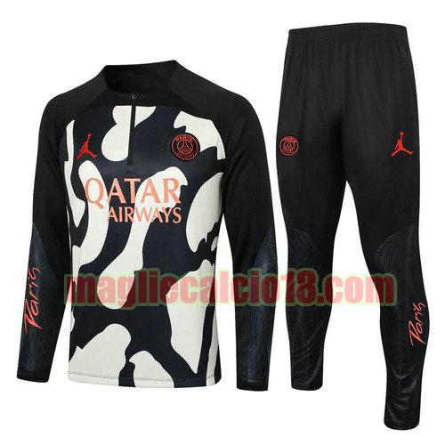 tute calcio paris saint germain 2024 black giallo