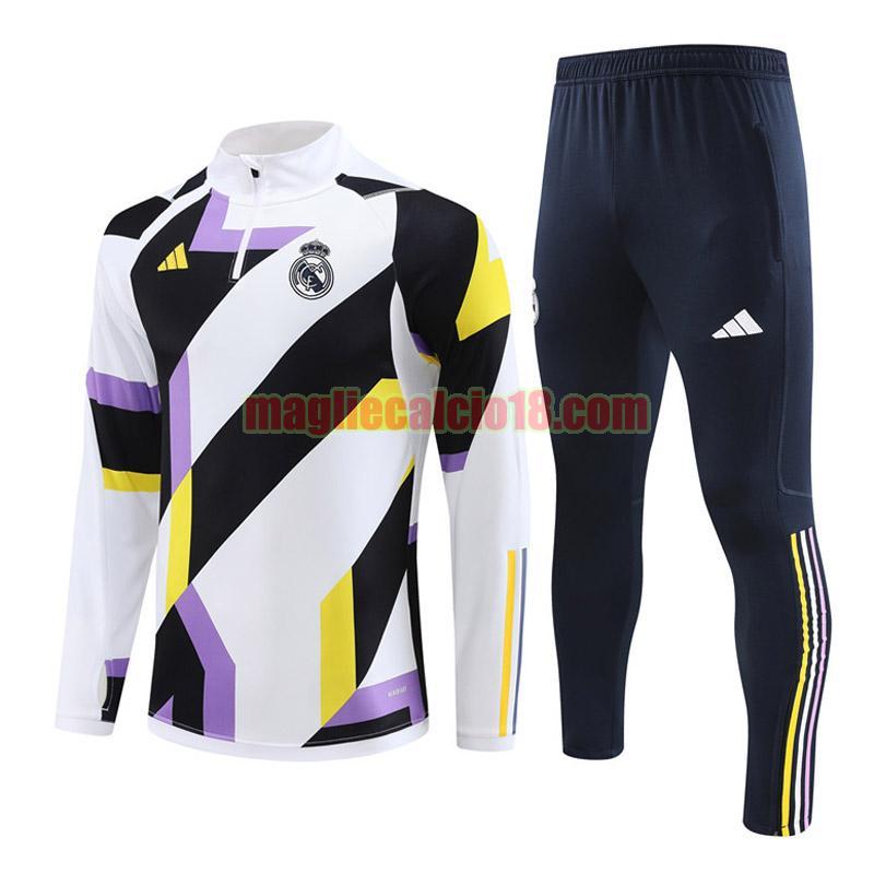 tute calcio real madrid 2023-2024 nero bianco20231172 a poco prezzo