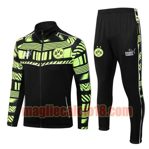 veste + pantalon borussia dortmund 2022-2023 training nero