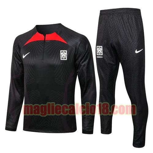 veste + pantalon corea 2022-2023 training nero