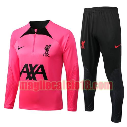 veste + pantalon liverpool 2022-2023 training rosa